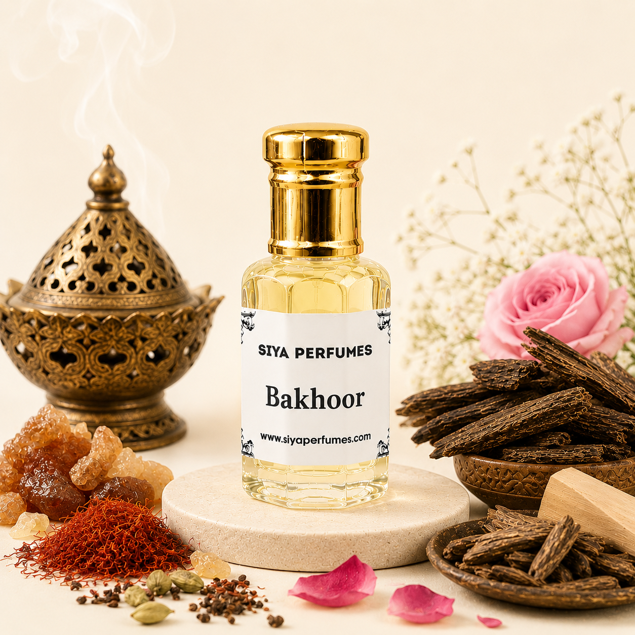 12ml Bakhoor Pure Undiluted Perfume Oil / Attar Roll On