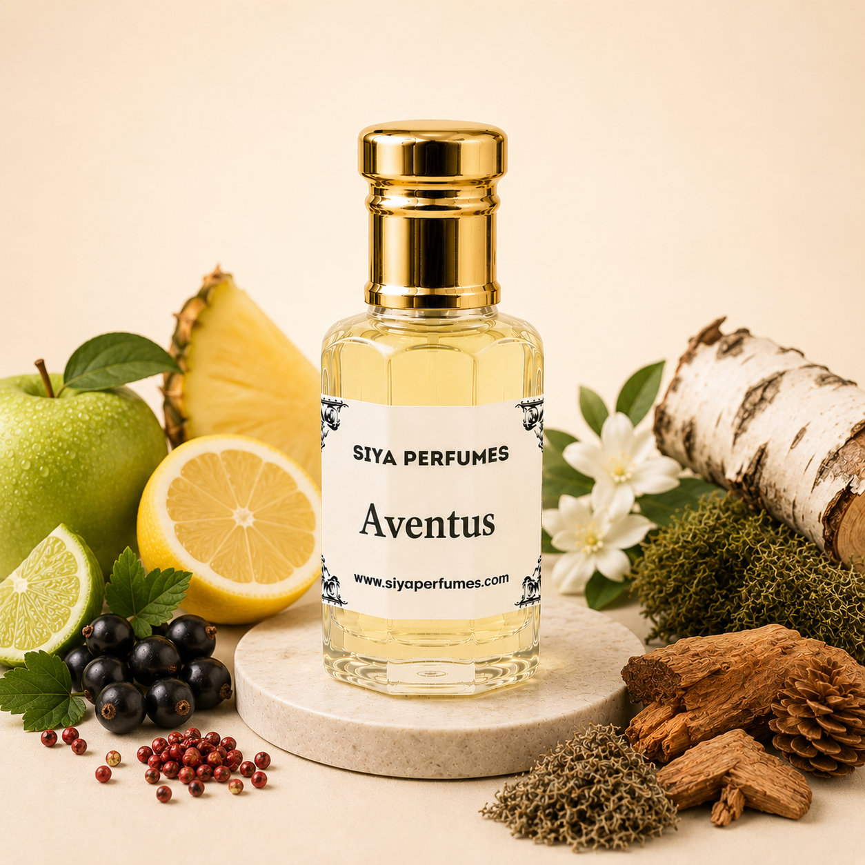 12ml Aventus Pure Undiluted Perfume Oil / Attar Roll On