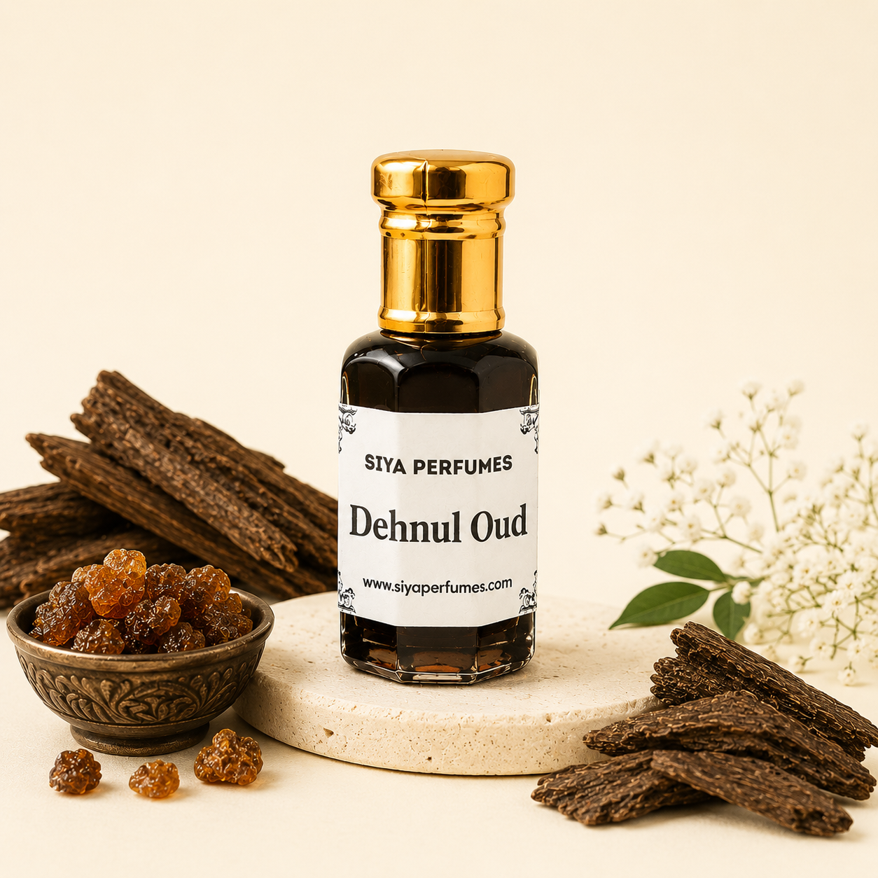 12ml Dehnul Oudh Pure Undiluted Perfume Oil / Attar Roll On