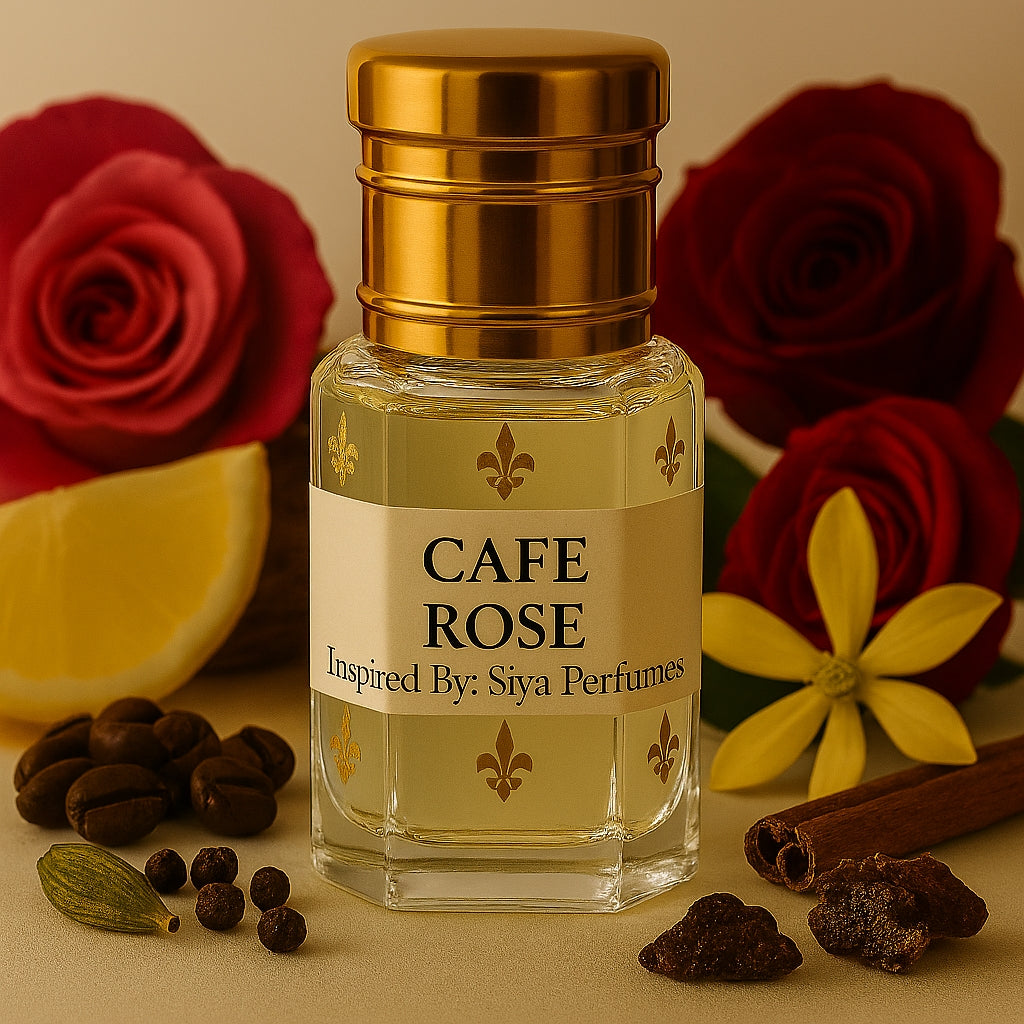 12ml Cafe Rose Pure Undiluted Perfume Oil / Attar Roll On