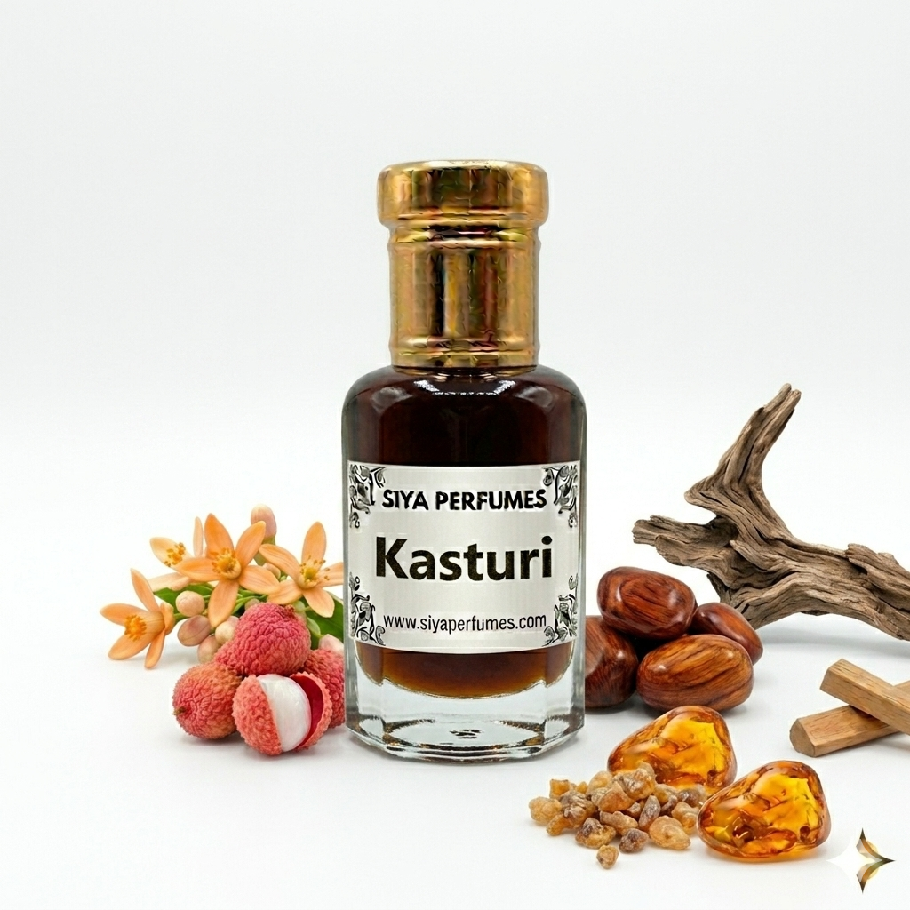 12ml Kasturi Pure Undiluted Perfume Oil / Attar