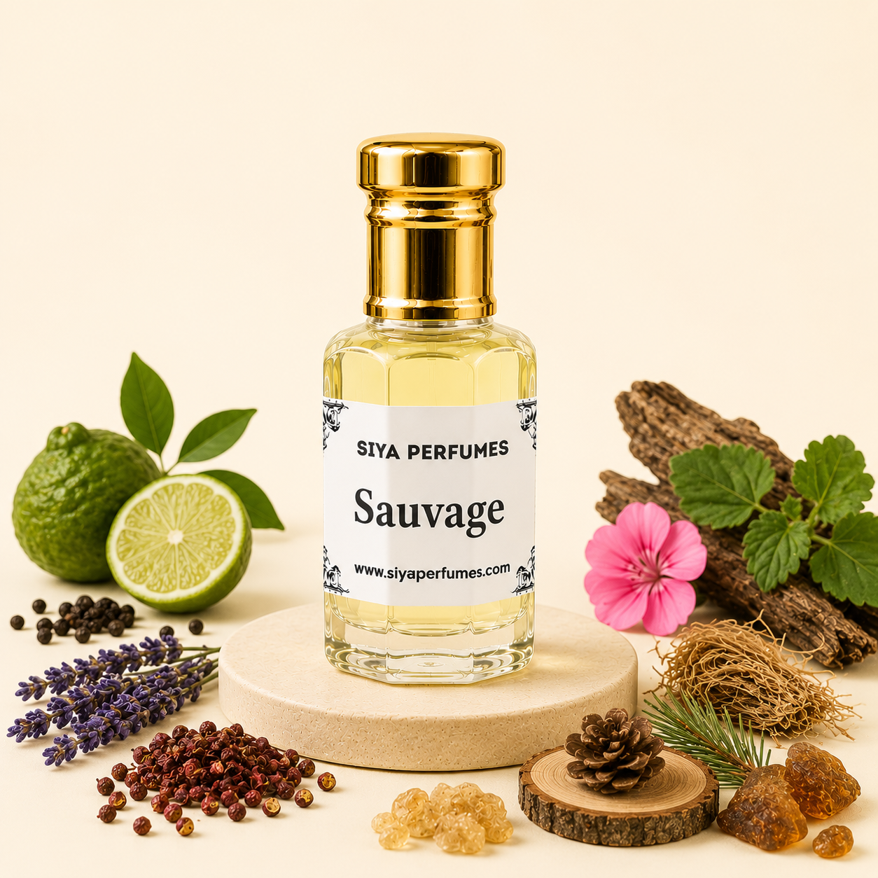 12ml Sauvage Pure Undiluted Perfume Oil / Attar Roll On