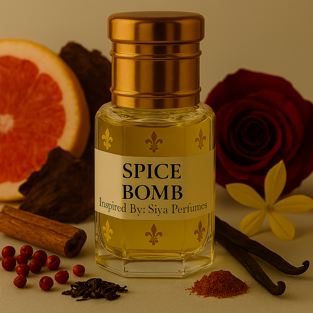 12ml Spice Bomb Pure Undiluted Perfume Oil / Attar Roll On