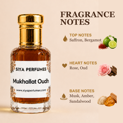 12ml Mukhallat al Oudh Pure Undiluted Perfume Oil / Attar Roll On
