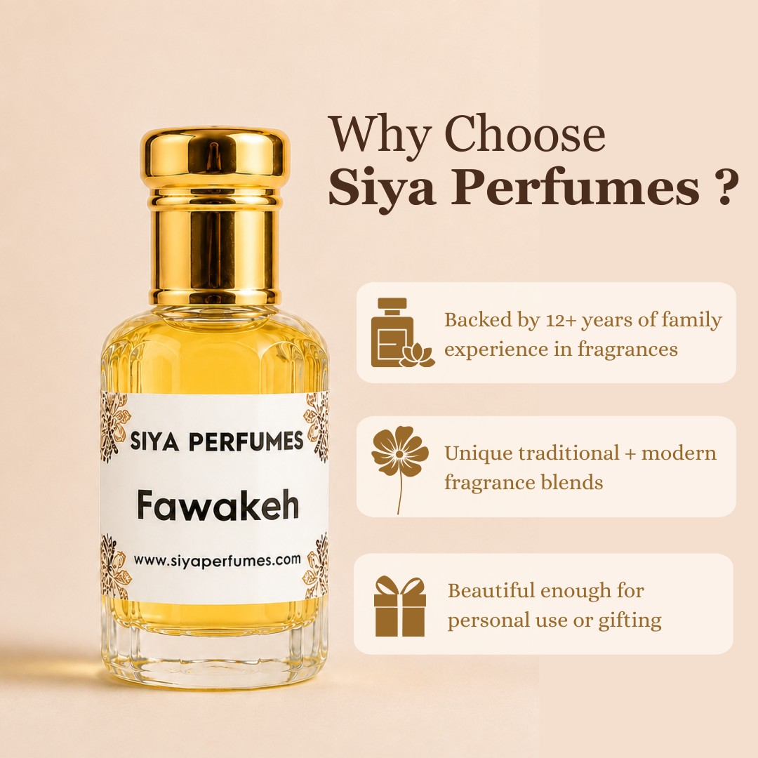 12ml Fawakeh Pure Undiluted Perfume Oil / Attar Roll On