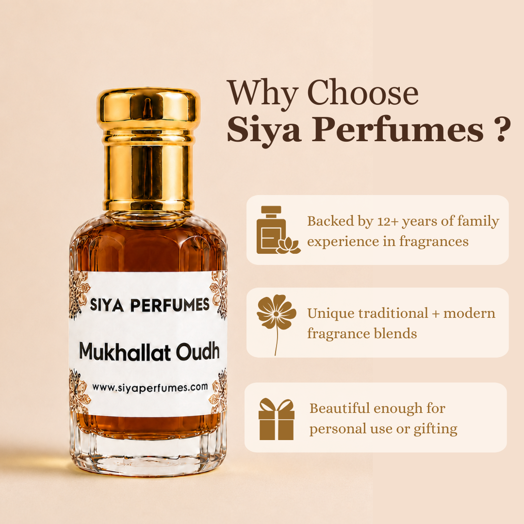 12ml Mukhallat al Oudh Pure Undiluted Perfume Oil / Attar Roll On