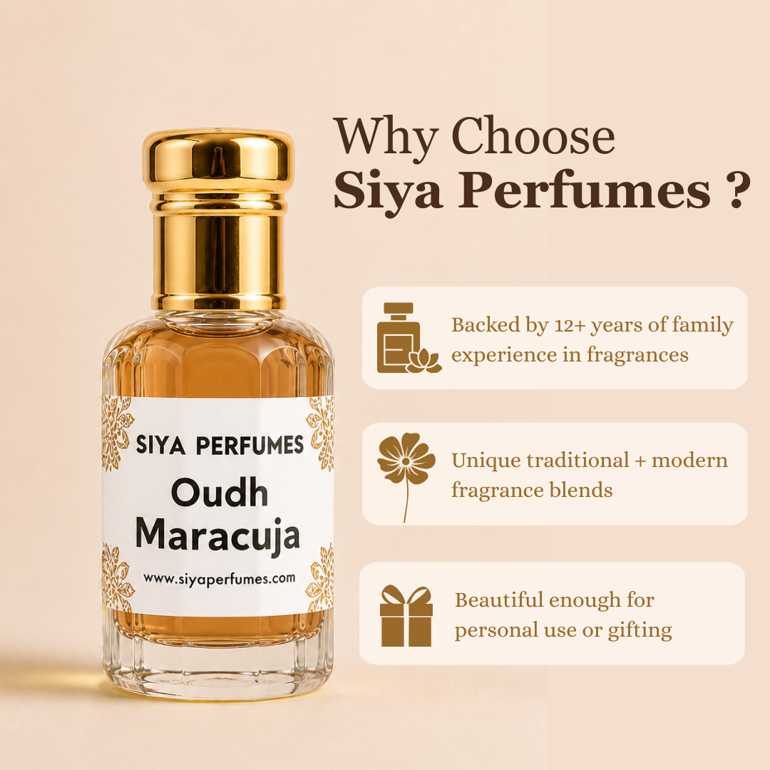 12ml Oud Marcuja Pure Undiluted Perfume Oil / Attar Roll On