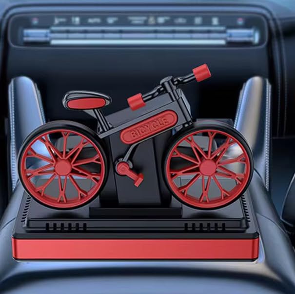 Bicycle Design Car Air Freshener for dashboard Solar Powered Siya