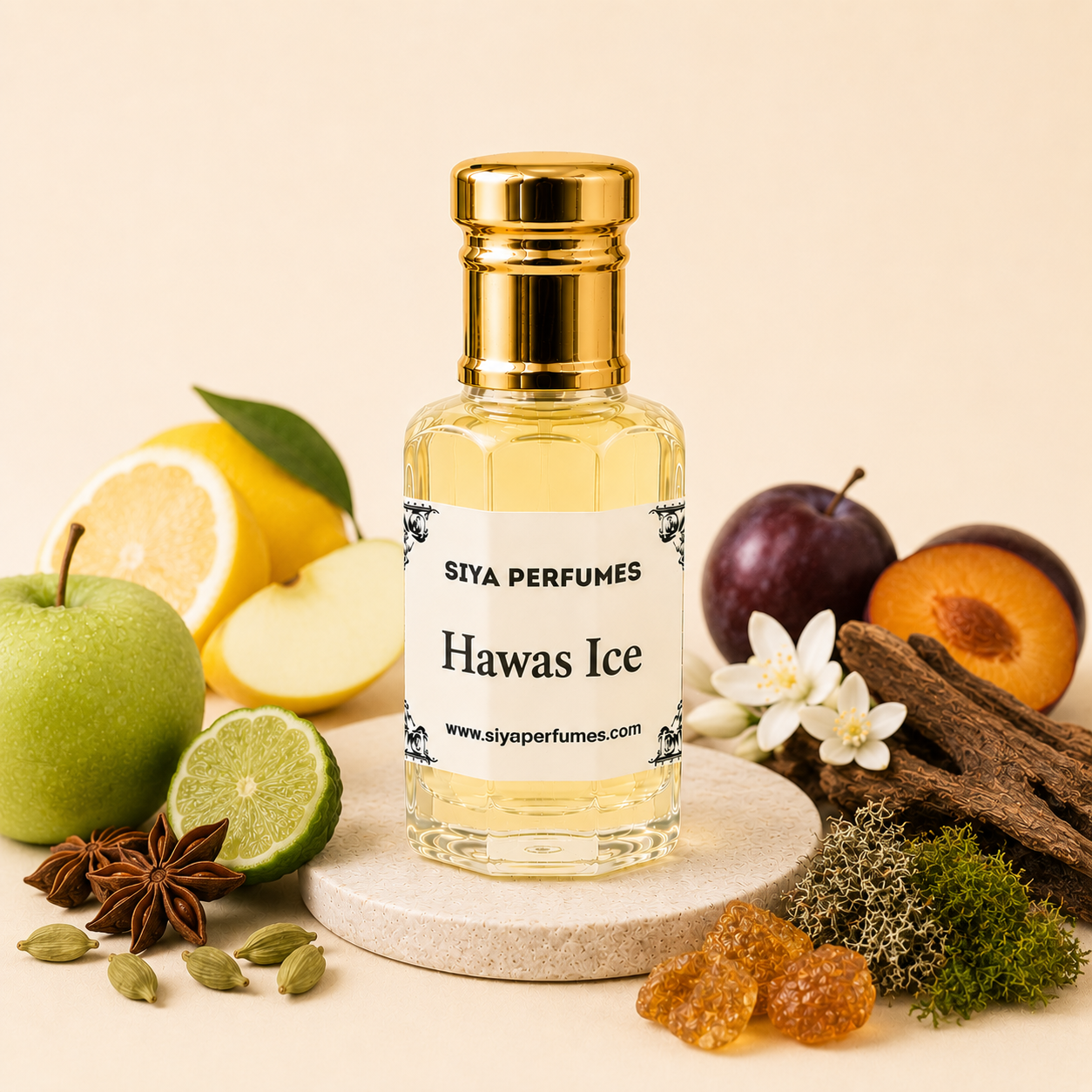 12ml Hawas Ice Pure Undiluted Perfume Oil / Attar Roll On