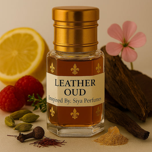 12ml Leather Oud Pure Undiluted Perfume Oil / Attar Roll On