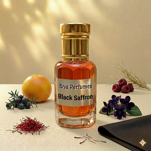 12ml Black Saffron Pure Undiluted Perfume Oil / Attar Roll On