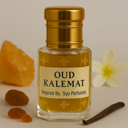 12ml Oud Kalemat Pure Undiluted Perfume Oil / Attar Roll On