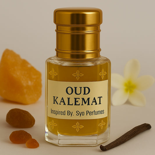 12ml Oud Kalemat Pure Undiluted Perfume Oil / Attar Roll On