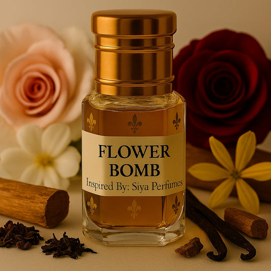 12ml Flower Bomb Pure Undiluted Perfume Oil / Attar Roll On