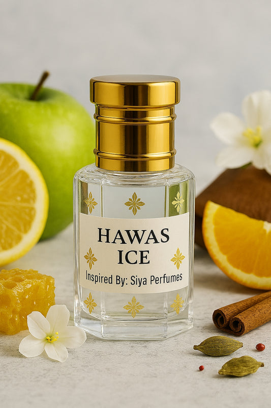 12ml Hawas Ice Pure Undiluted Perfume Oil / Attar Roll On