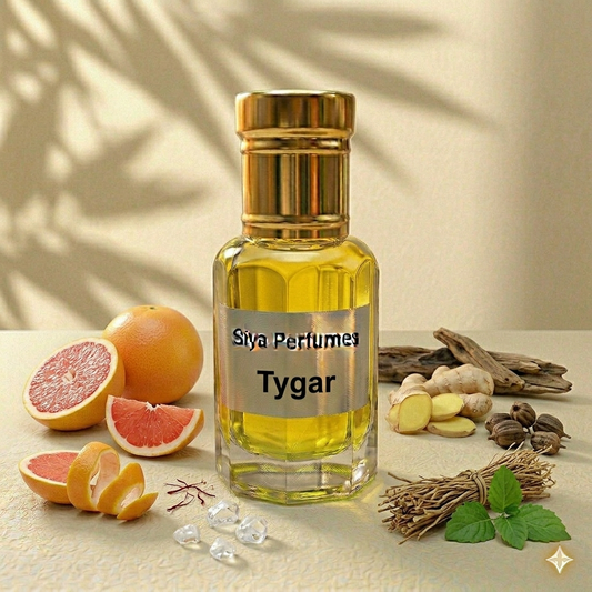 12ml Blv Tygar Pure Undiluted Perfume Oil / Attar Roll On