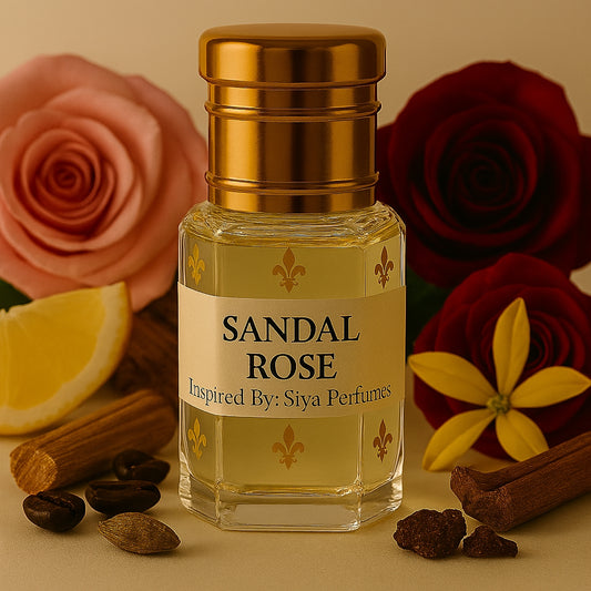12ml Sandal Rose Pure Undiluted Perfume Oil / Attar Roll On