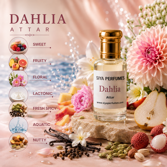 12ml Dahlia Pure Undiluted Perfume Oil / Attar Roll On