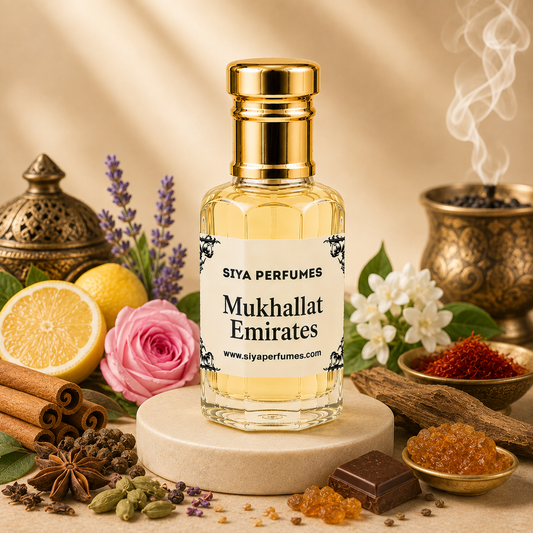 12ml Mukhallat Emirates Pure Undiluted Perfume Oil / Attar Roll On