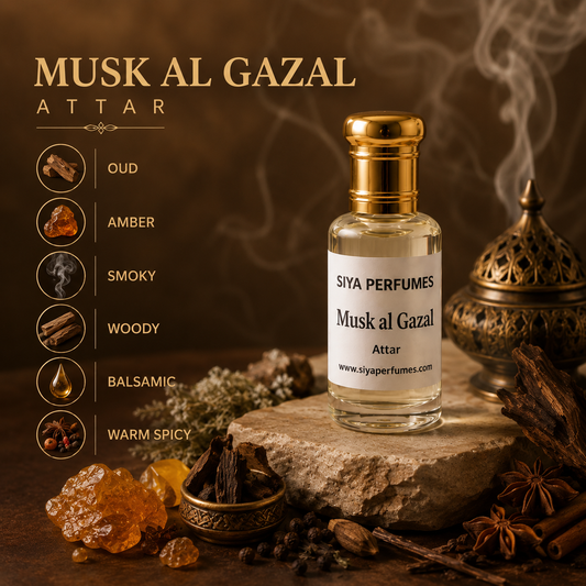 12ml Musk al Gazal Pure Undiluted Perfume Oil / Attar Roll On