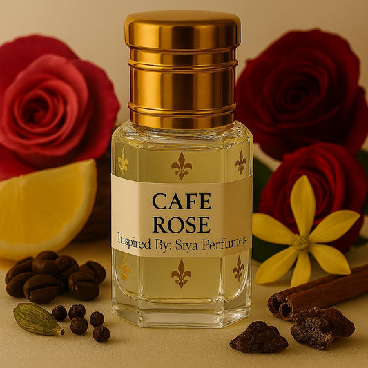12ml Cafe Rose Pure Undiluted Perfume Oil / Attar Roll On