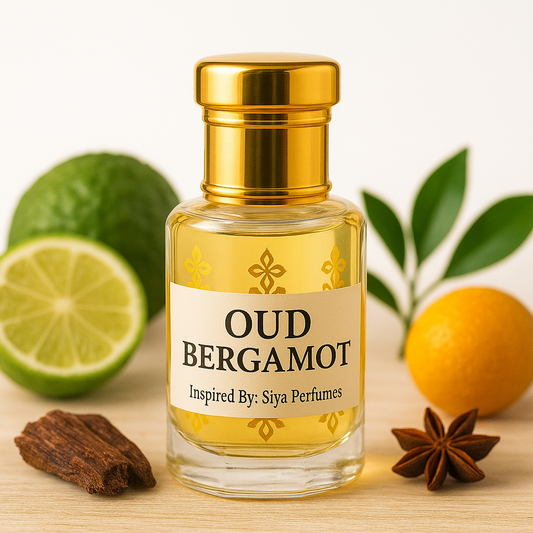 12ml Oud Bergamot Pure Undiluted Perfume Oil / Attar Roll On