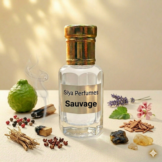 12ml Sauvage Pure Undiluted Perfume Oil / Attar Roll On