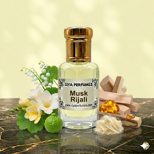 12ml Musk Rijali Pure Undiluted Perfume Oil / Attar Roll On