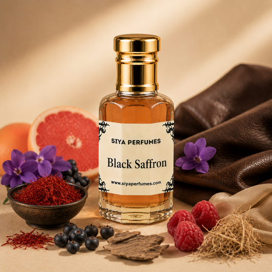 12ml Black Saffron Pure Undiluted Perfume Oil / Attar Roll On