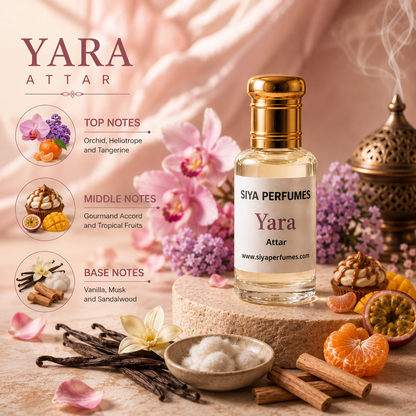 12ml Yara Pure Undiluted Perfume Oil / Attar Roll On