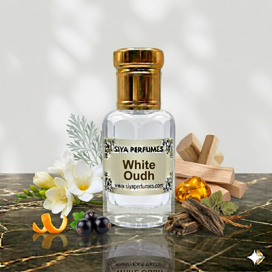 12ml White Oudh Pure Undiluted Perfume Oil / Attar
