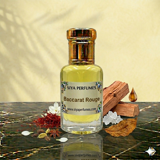 12ml Baccarat Rouge Pure Undiluted Perfume Oil / Attar Roll On