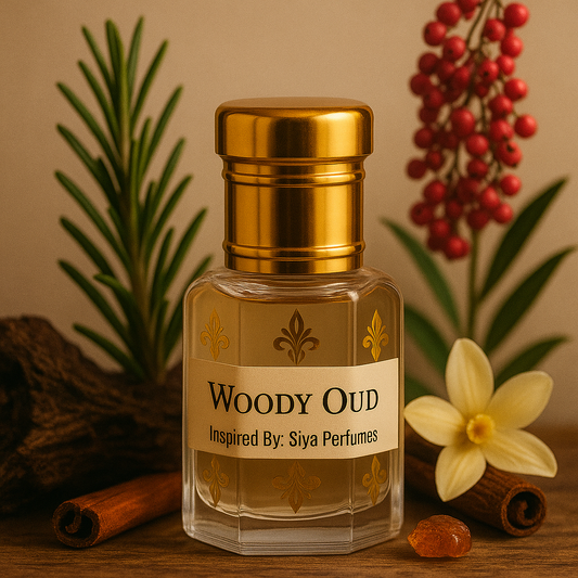12ml Woody Oud Pure Undiluted Perfume Oil / Attar Roll On